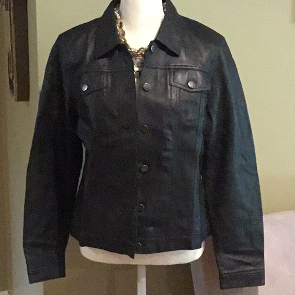 Caslon Genuine Lamb Skin Jacket